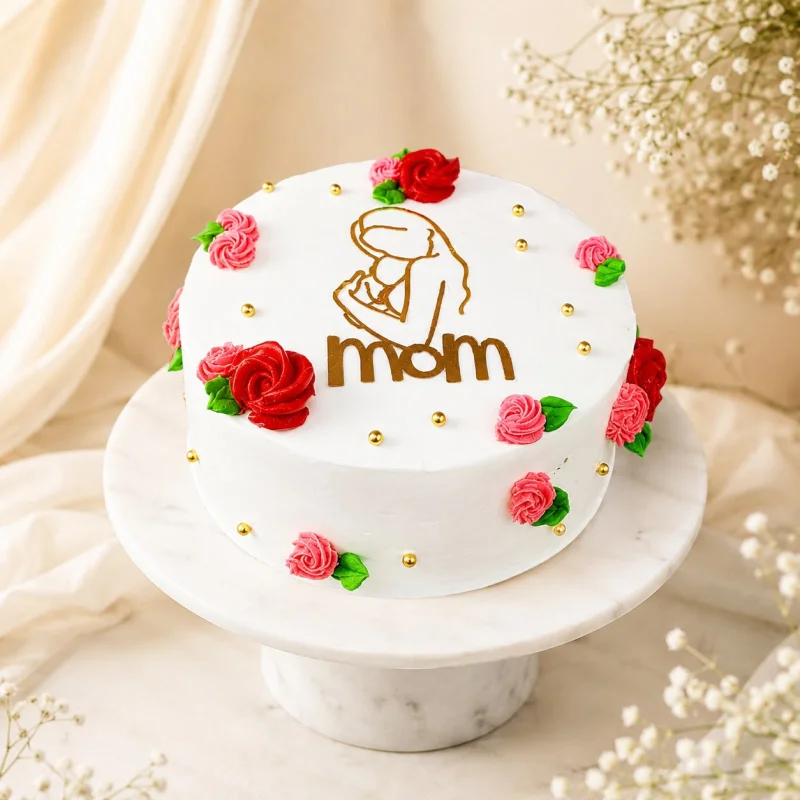 Mother’s Love Floral Fresh Cream Cake