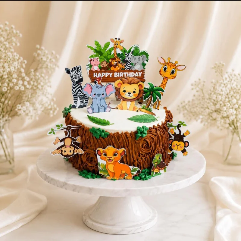 Jungle Safari Adventure Cake