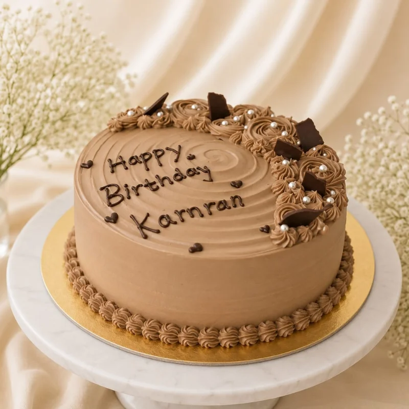 Chocolate Pearl Celebration Cake