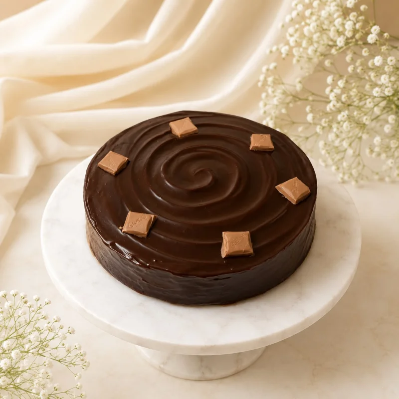 Chocolate Swirl Indulgence Cake