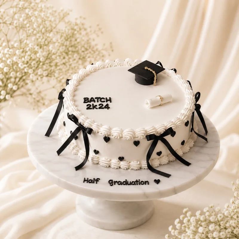 Elegant Graduation Celebration Cake