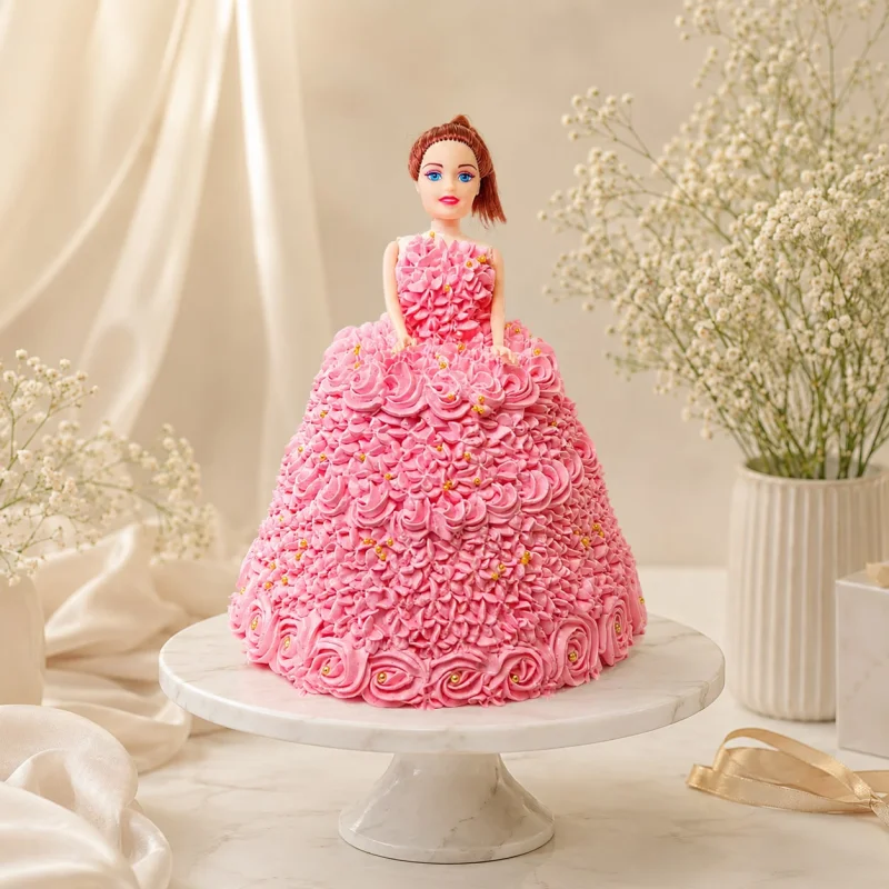 Princess Rosette Doll Cake