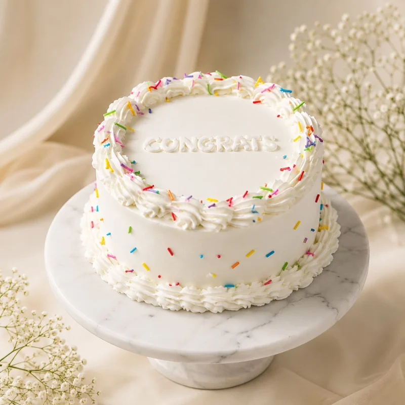Celebration Sprinkle Vanilla Cake