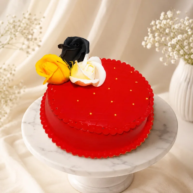 Ruby Rose Elegance Cake