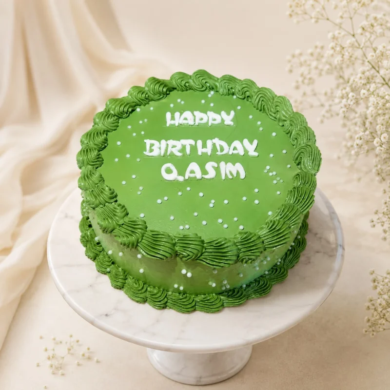 Emerald Classic Birthday Cake