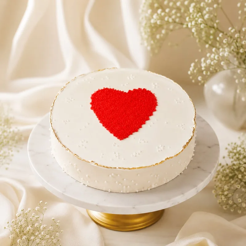 Sweetheart Pearl Celebration Cake