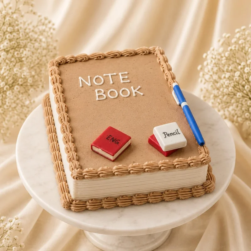 Chocolate Notebook Delight Cake