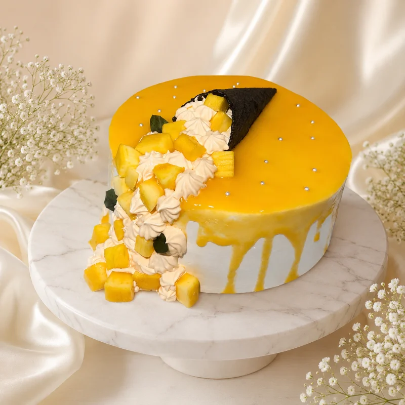 Golden Mango Cake