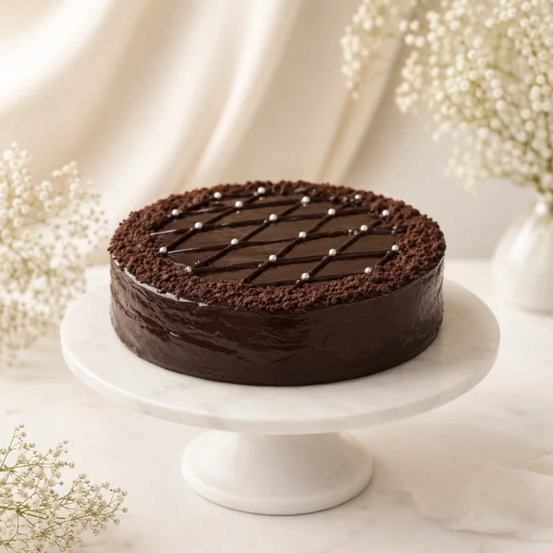 Midnight Chocolate Truffle Cake